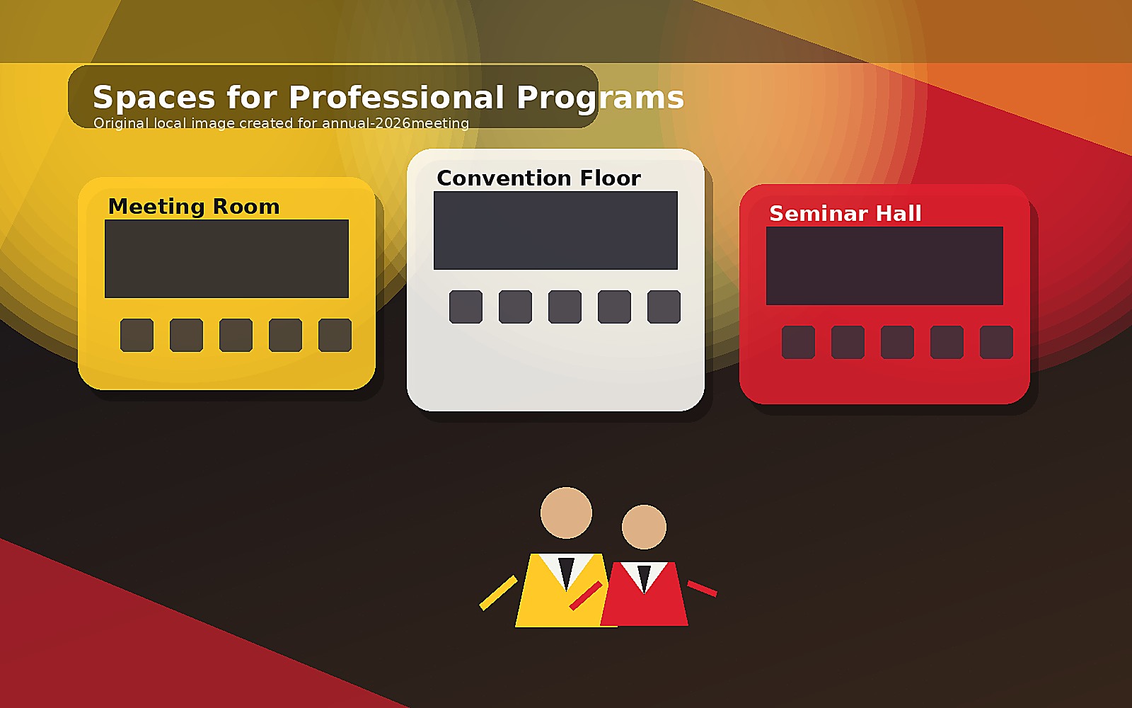 Professional space portfolio with event room examples